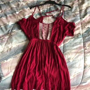 red charlotte russe dress
